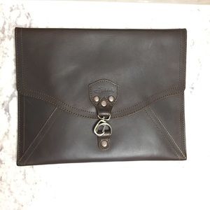 Saddleback leather Document holder or Clutch